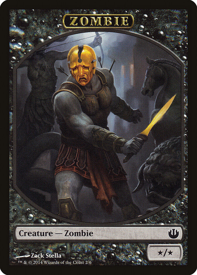 Zombie, Journey Into Nyx Tokens Card Art