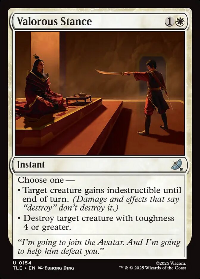 Valorous Stance, Avatar: The Last Airbender Eternal Card Art