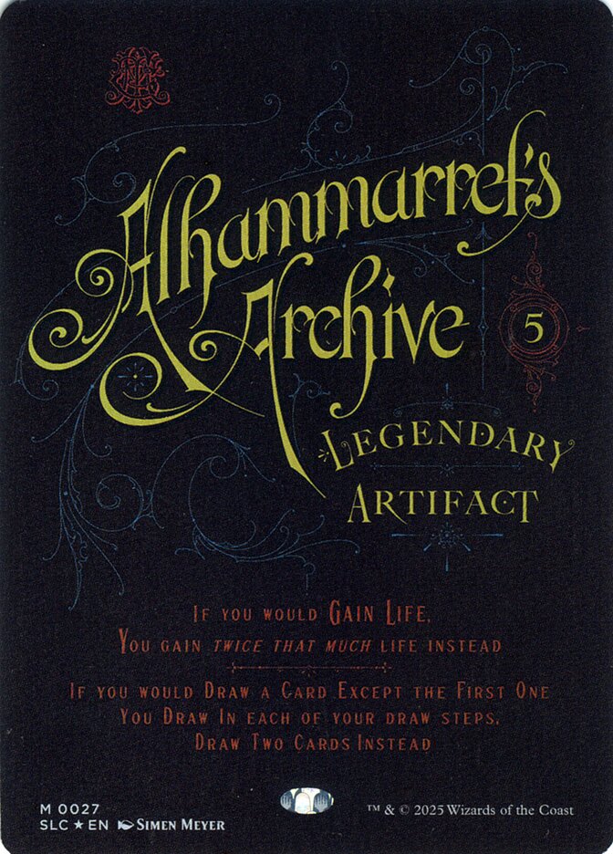 Alhammarret's Archive, Secret Lair Countdown Card Art