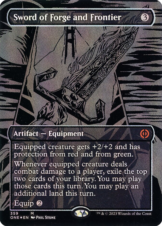 Sword of Forge and Frontier - Oilslick Foil