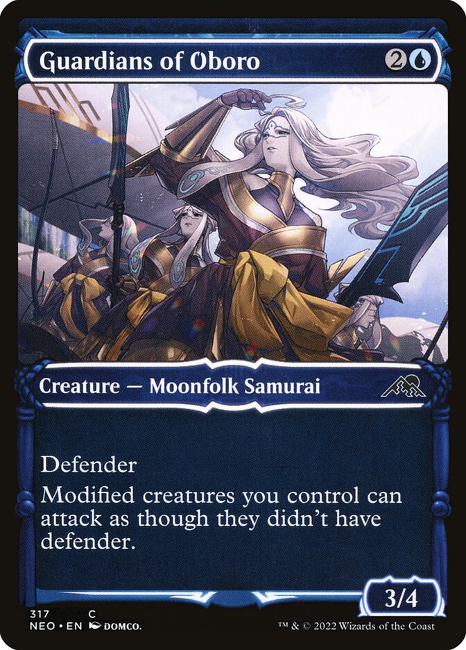 Guardians of Oboro, Kamigawa: neon dynasty Card Art