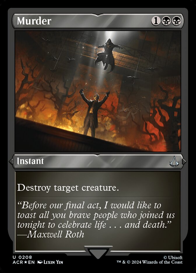 Murder, Assassin'S Creed Card Art