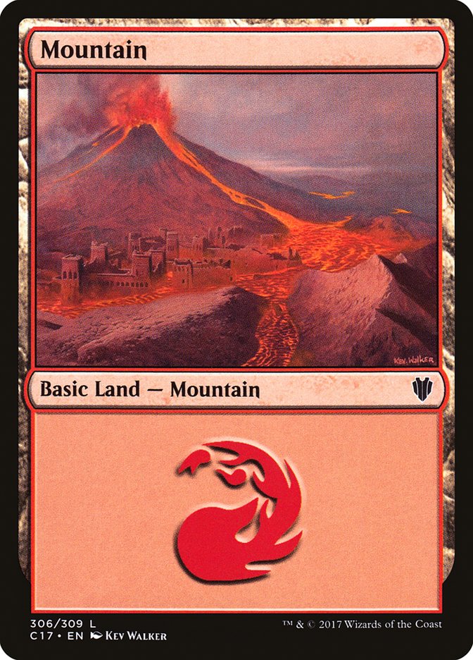 Mountain, Commander 2017 Card Art