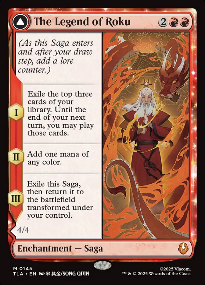 The Legend of Roku // Avatar Roku, Avatar: The Last Airbender Card Art