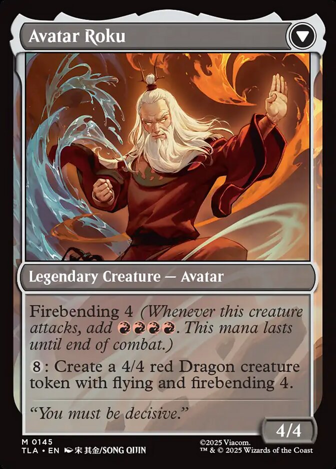The Legend of Roku // Avatar Roku, Avatar: The Last Airbender Card Art