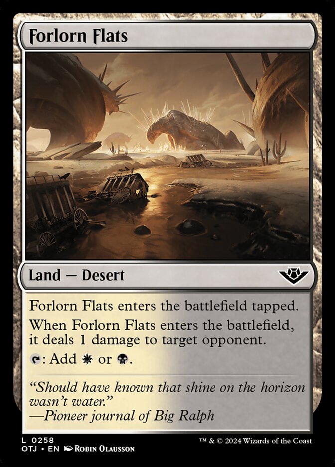 Forlorn Flats, Outlaws Of Thunder Junction Card Art