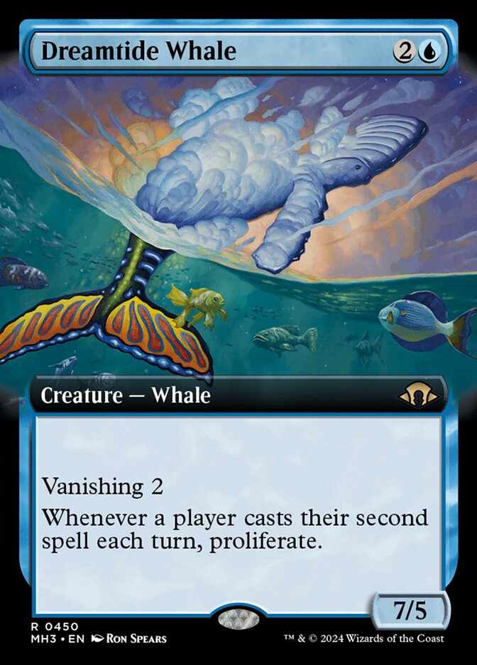 Dreamtide Whale, Modern horizons 3 Card Art