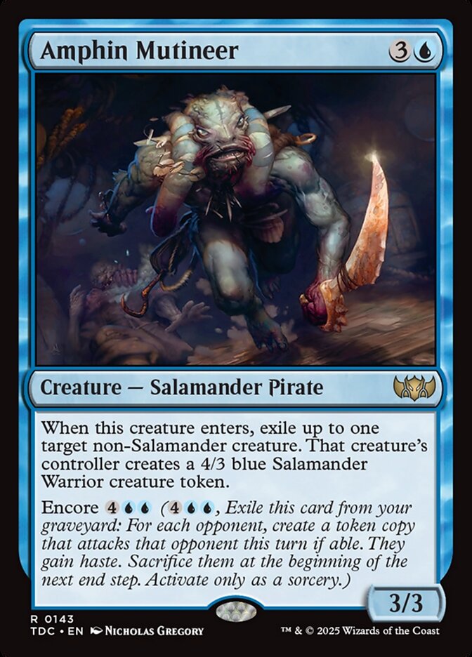 Amphin Mutineer, Tarkir: Dragonstorm Commander Card Art