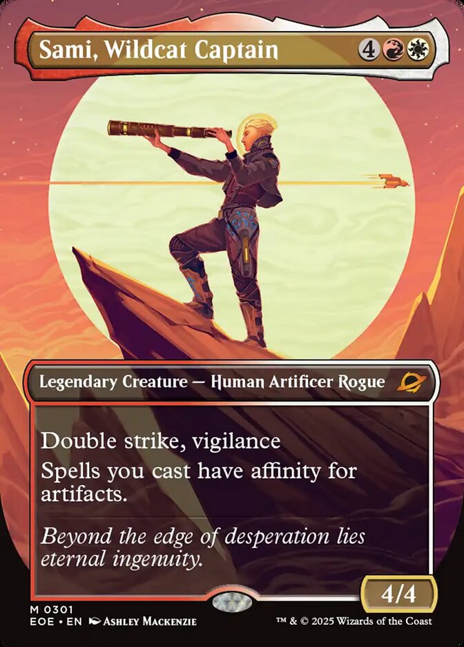 Sami, Wildcat Captain, Edge Of Eternities Card Art