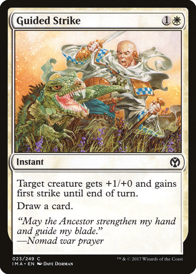Guided Strike, Iconic Masters Card Art