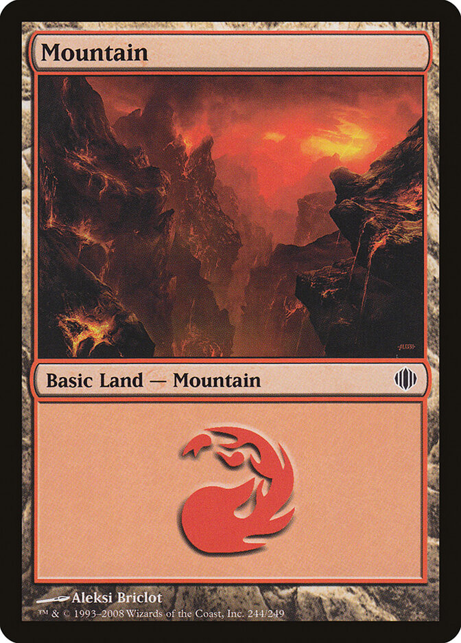 Mountain, Shards Of Alara Card Art