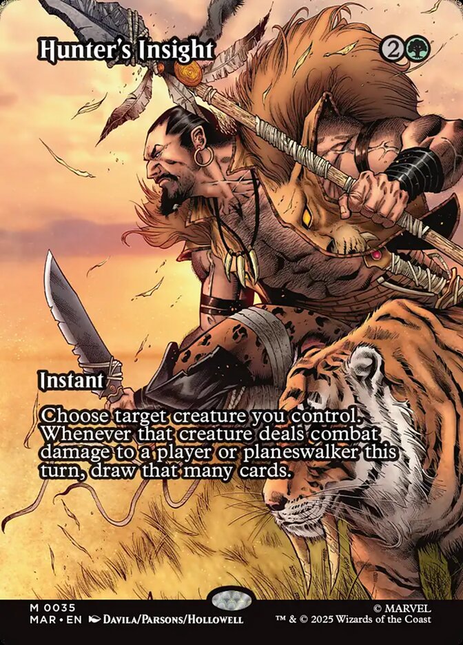 Hunter's Insight, Marvel Universe Card Art
