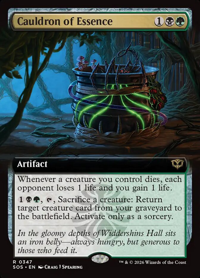 Cauldron of Essence, Secrets Of Strixhaven Card Art