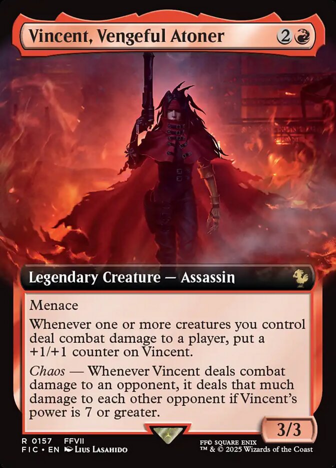 Vincent, Vengeful Atoner, Final Fantasy Commander Card Art