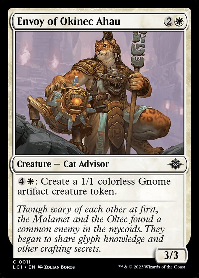 Envoy of Okinec Ahau, The lost caverns of ixalan Card Art
