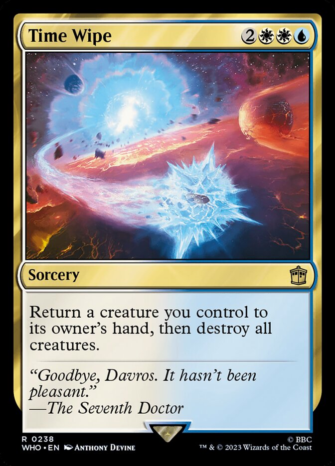 Time Wipe, Doctor Who Card Art