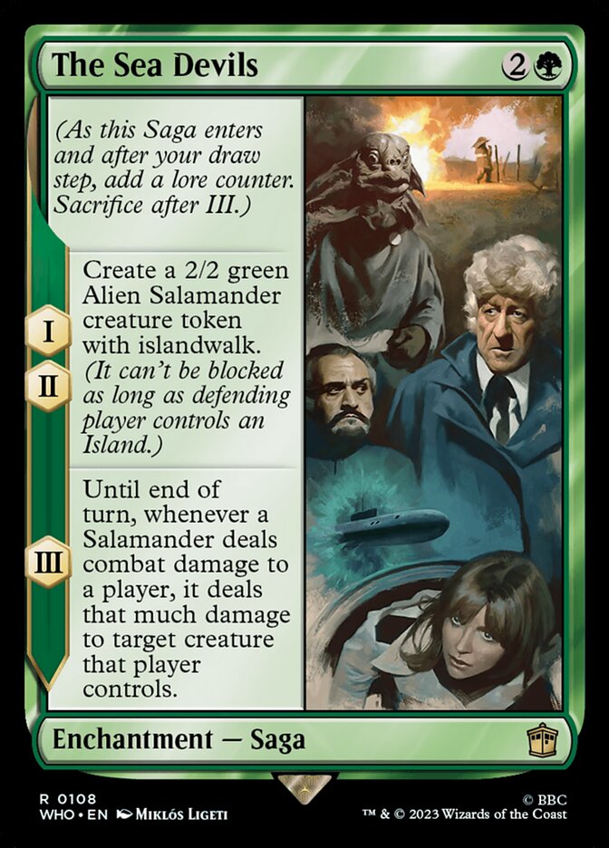 The Sea Devils, Doctor Who Card Art