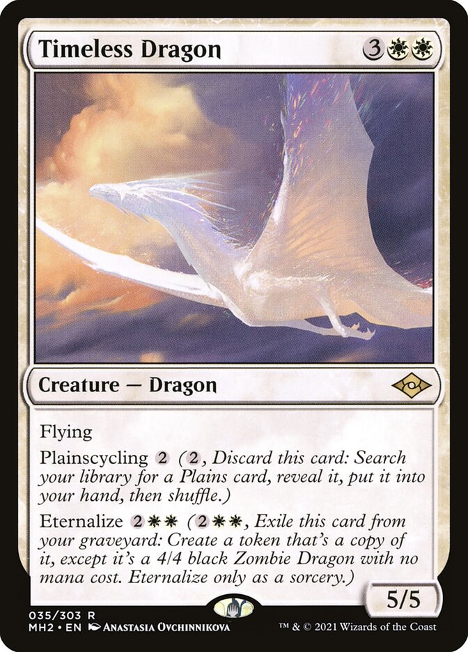 Timeless Dragon, Modern horizons 2 Card Art