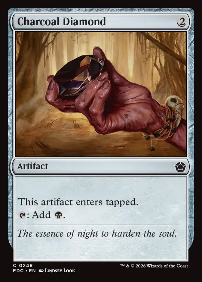 Charcoal Diamond, Foundations Commander Card Art