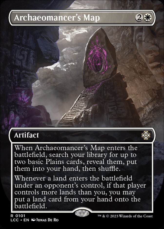 Archaeomancer's Map, The Lost Caverns Of Ixalan Commander Card Art