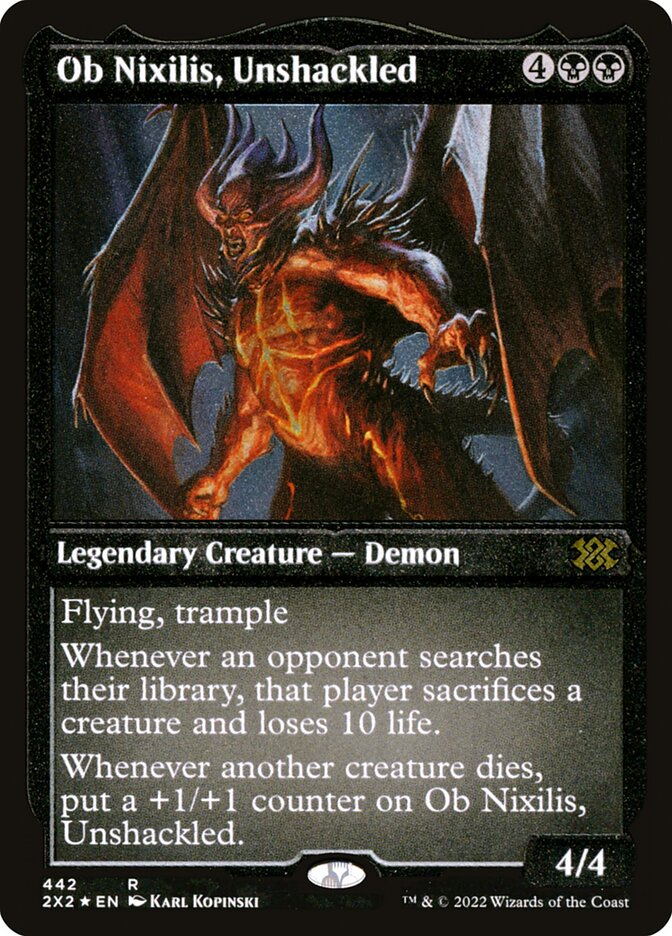 Ob Nixilis, Unshackled - Etched Foil