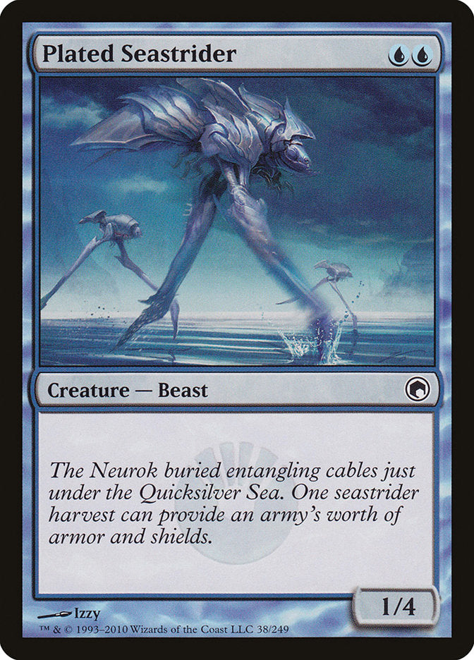 Plated Seastrider, Scars Of Mirrodin Card Art
