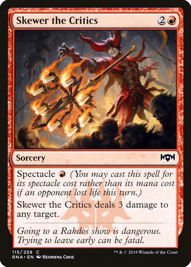 Skewer the Critics - Foil