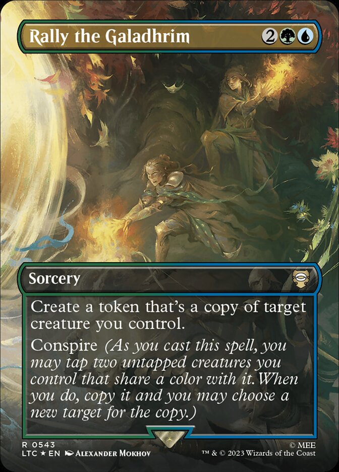 Rally the Galadhrim, Tales Of Middle-Earth Commander Card Art