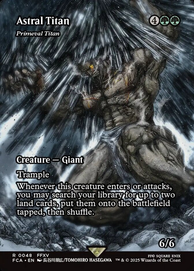 Primeval Titan, Final fantasy: through the ages Card Art