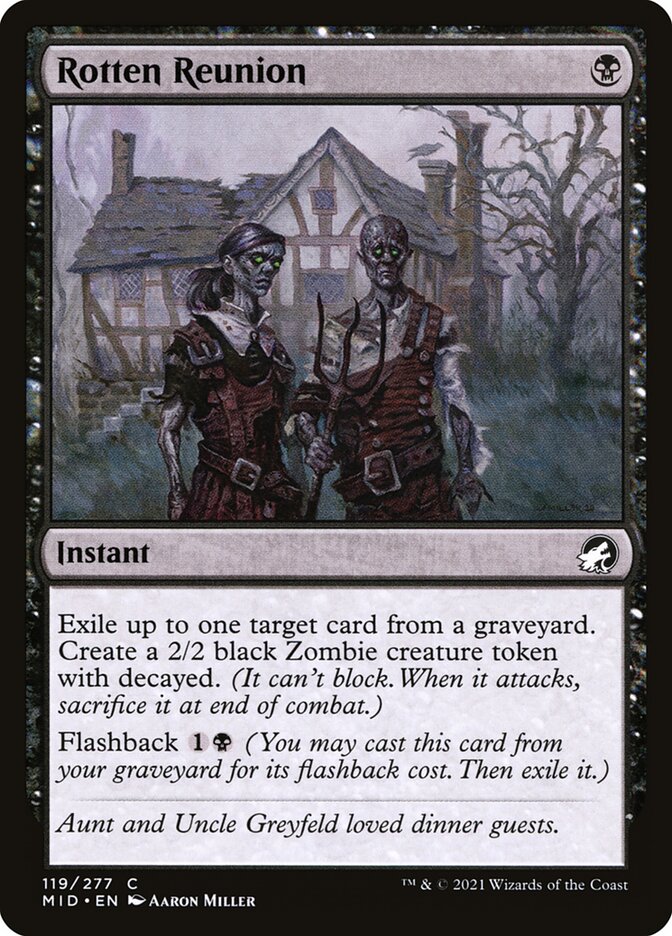 Rotten Reunion, Innistrad: Midnight Hunt Card Art