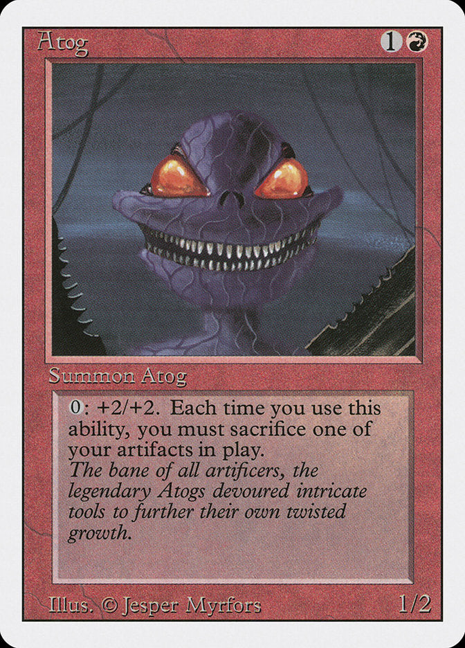 Atog, Revised edition Card Art