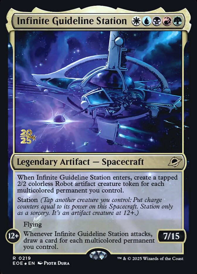 Infinite Guideline Station, Edge Of Eternities Promos Card Art
