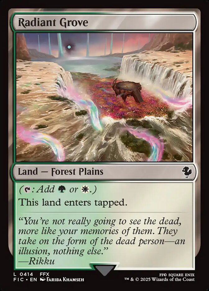 Radiant Grove, Final fantasy commander Card Art
