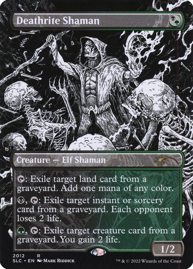 Deathrite Shaman, Secret lair 30th anniversary countdown kit Card Art