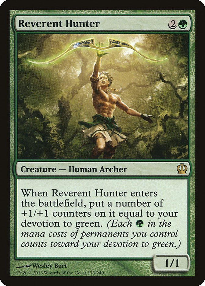 Reverent Hunter, Theros Card Art
