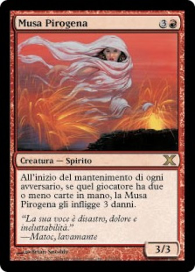 Lavaborn Muse, Tenth Edition Card Art