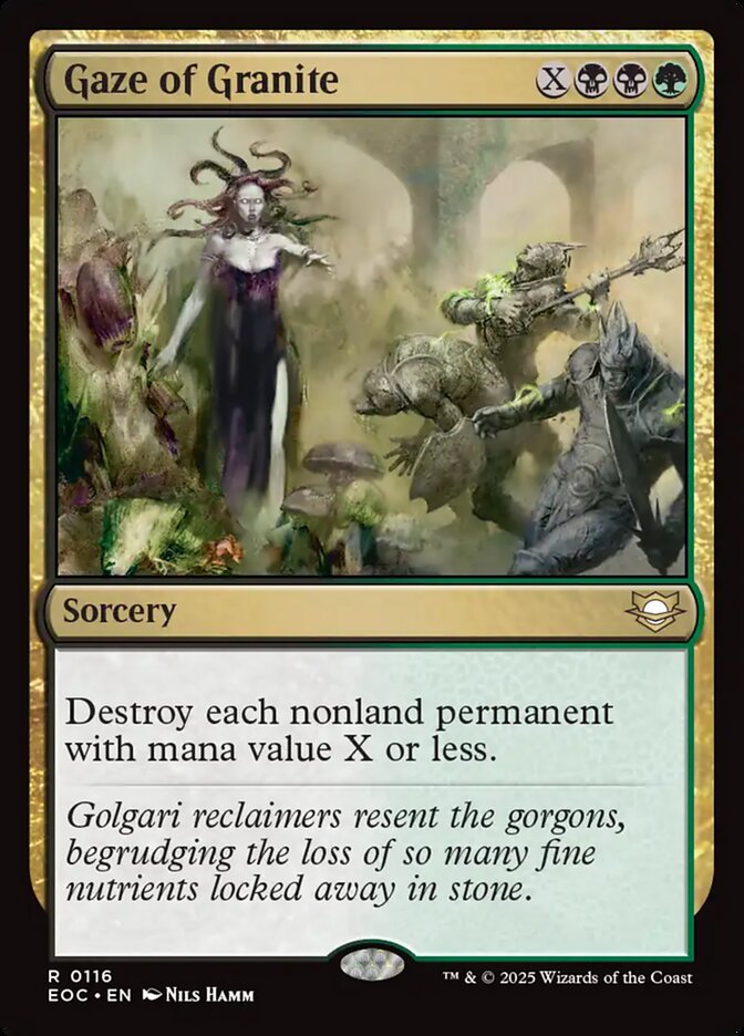 Gaze of Granite, Edge Of Eternities Commander Card Art