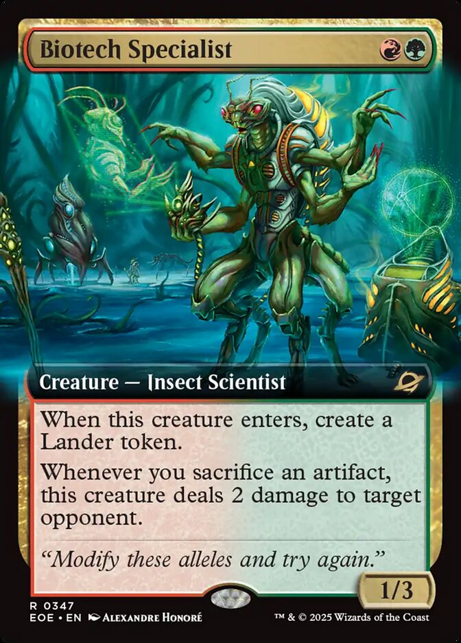 Biotech Specialist, Edge Of Eternities Card Art