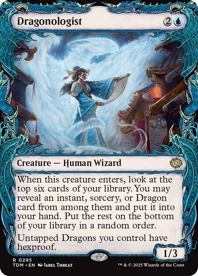Dragonologist, Tarkir: dragonstorm Card Art