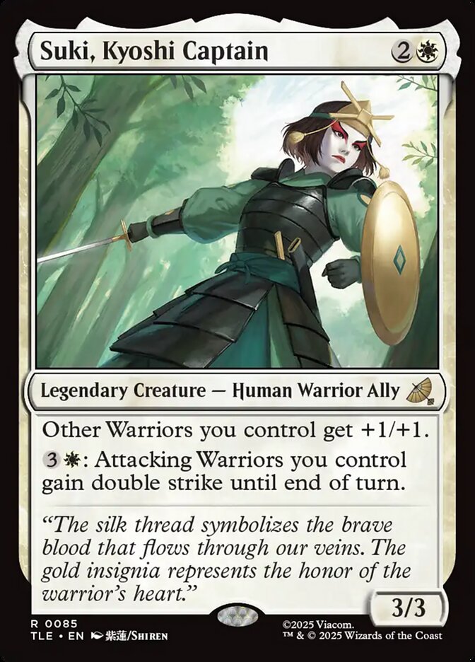 Suki, Kyoshi Captain, Avatar: The Last Airbender Eternal Card Art