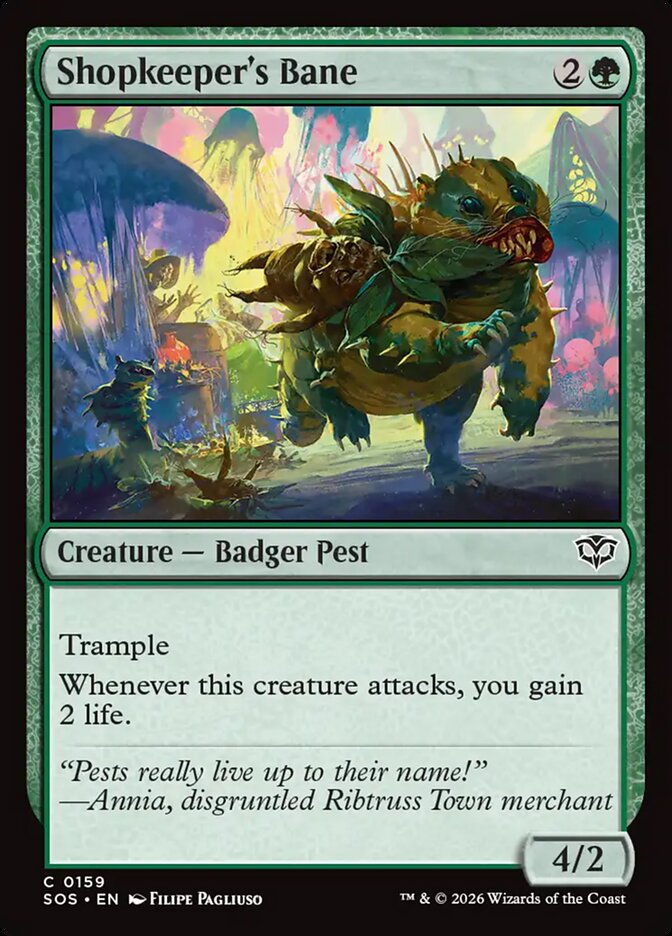 Shopkeeper's Bane, Secrets Of Strixhaven Card Art