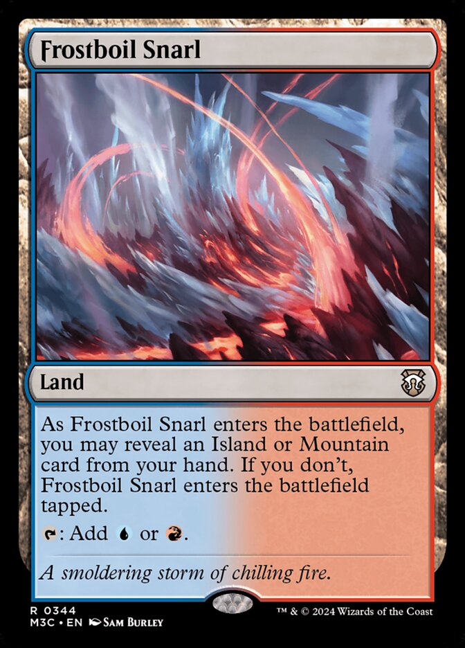 Frostboil Snarl, Modern horizons 3 commander Card Art