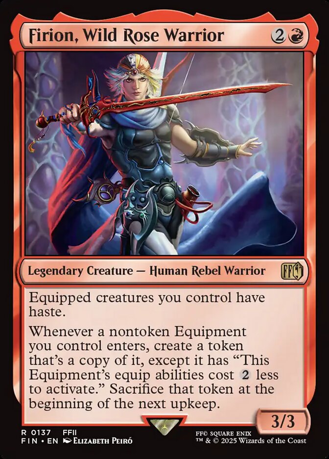 Firion, Wild Rose Warrior, Final fantasy Card Art