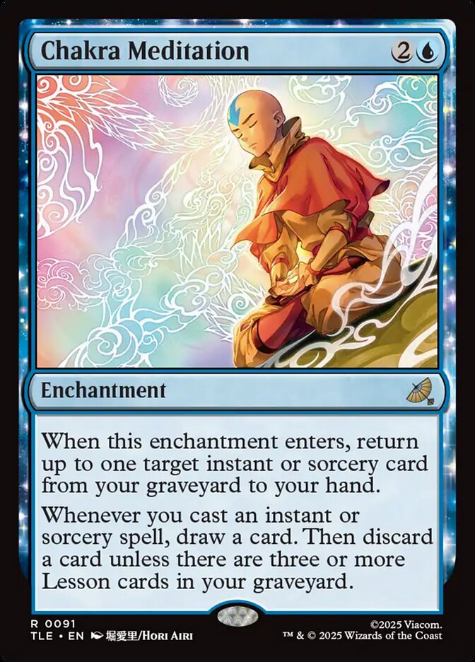 Chakra Meditation, Avatar: The Last Airbender Eternal Card Art