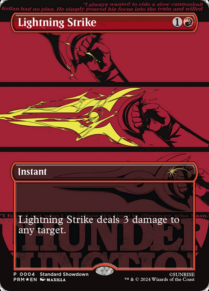Lightning Strike, Cowboy Bebop Card Art