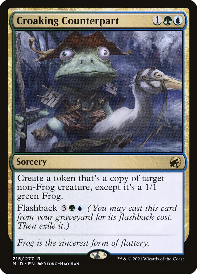 Croaking Counterpart, Innistrad: midnight hunt Card Art