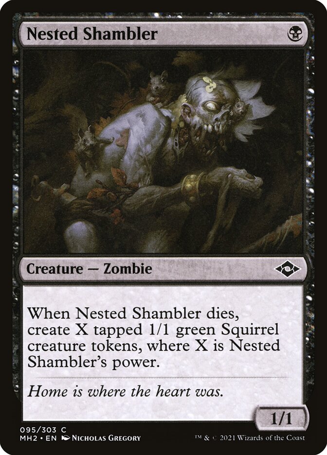 Nested Shambler, Modern Horizons 2 Card Art