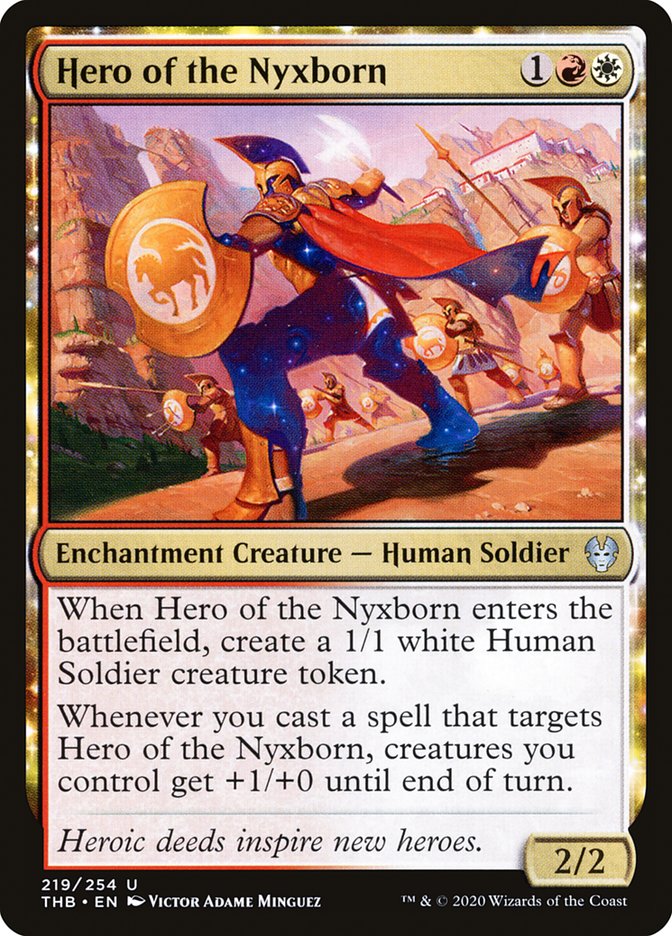 Hero of the Nyxborn, Theros beyond death Card Art