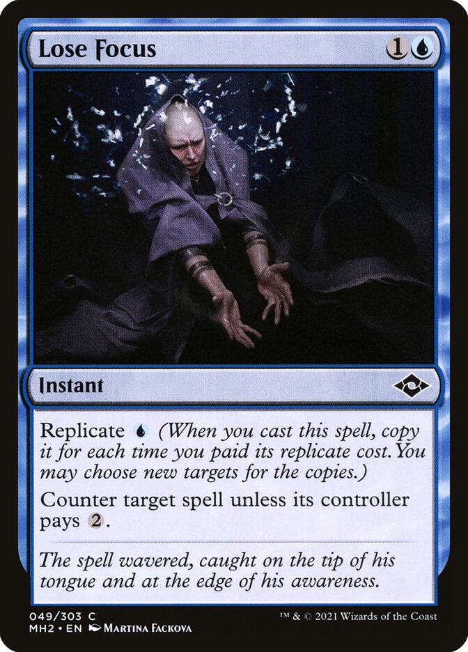 Lose Focus, Modern Horizons 2 Card Art