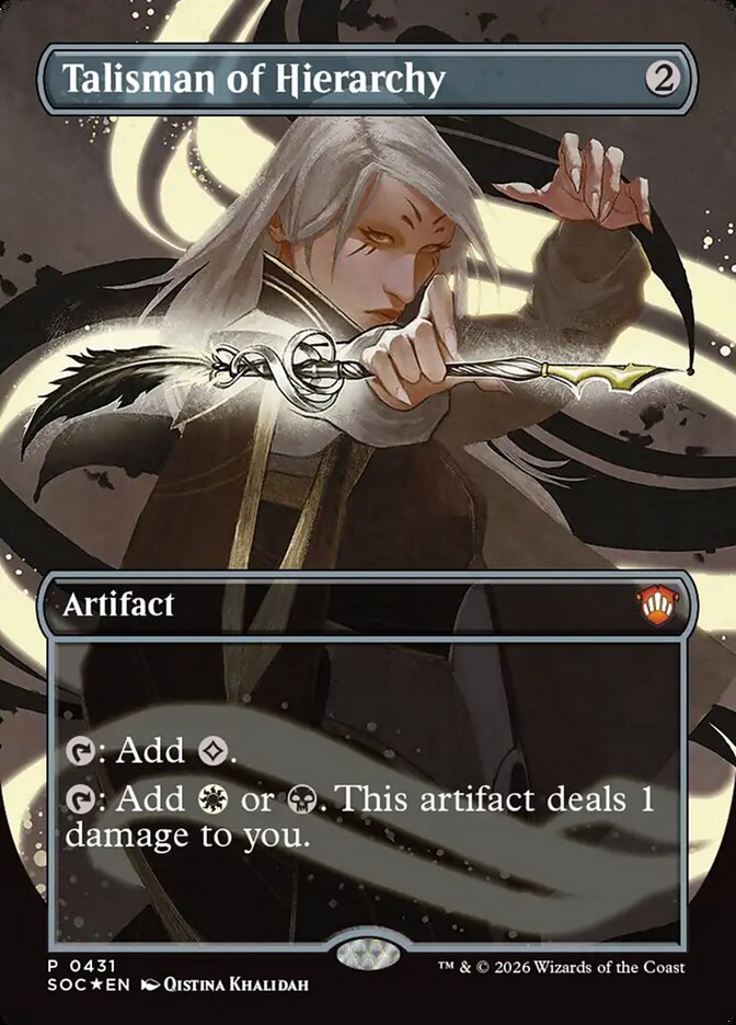 Talisman of Hierarchy, Secrets Of Strixhaven Commander Card Art